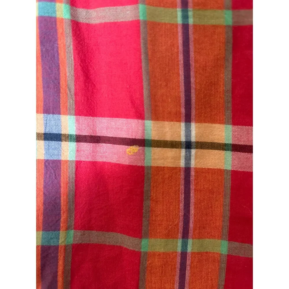 Men's Polo by Ralph Lauren Red Plaid Cotton Shorts Sz 33